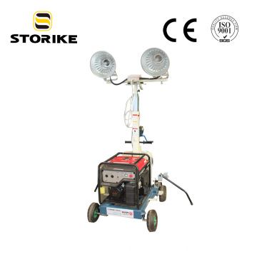 Super stiller geführter Lichtmast ohne Generator